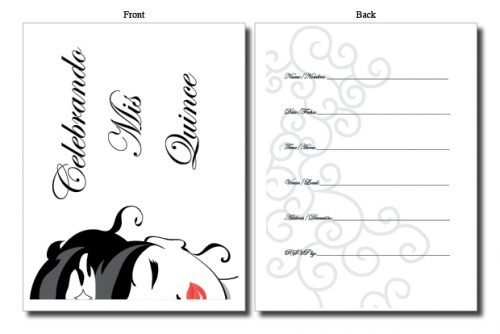 quinceanera invitations quinces cards bilingual spanish